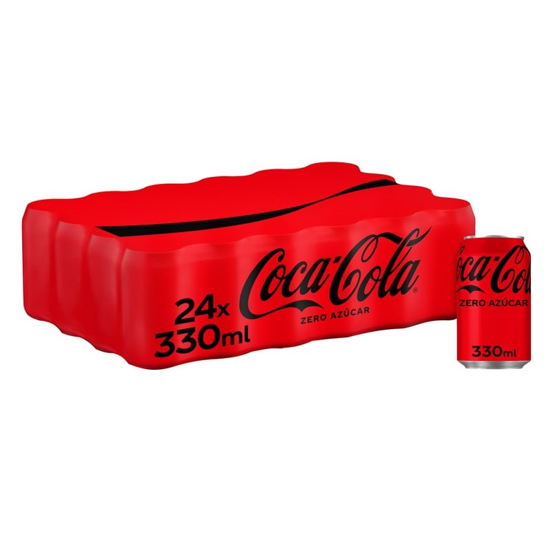 Coca-Cola Zero Sugar 33 cl, pack of 24 cans