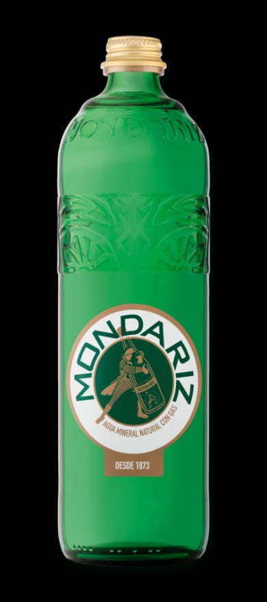Mondariz Sparkling Mineral Water Glass Bottle 75cl