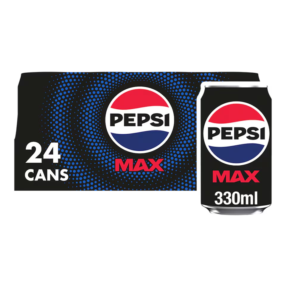 Pepsi Max 33 cl, pack of 24 cans