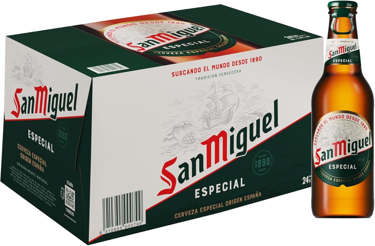 San Miguel Especial Beer, 6 x 33 cl