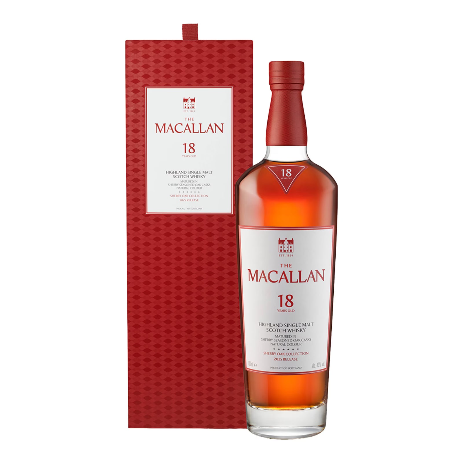 The Macallan 18 Years Sherry Oak Single Malt 70cl
