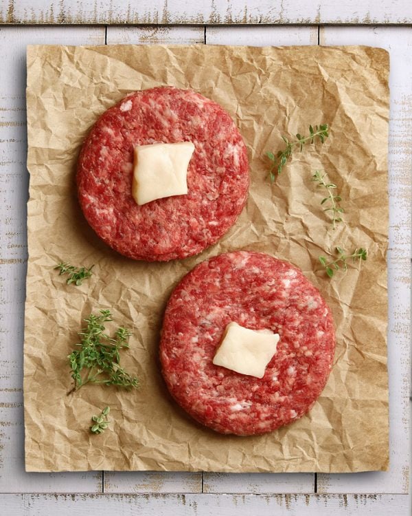 Old Cow Burger Patties, 2 x 180 g