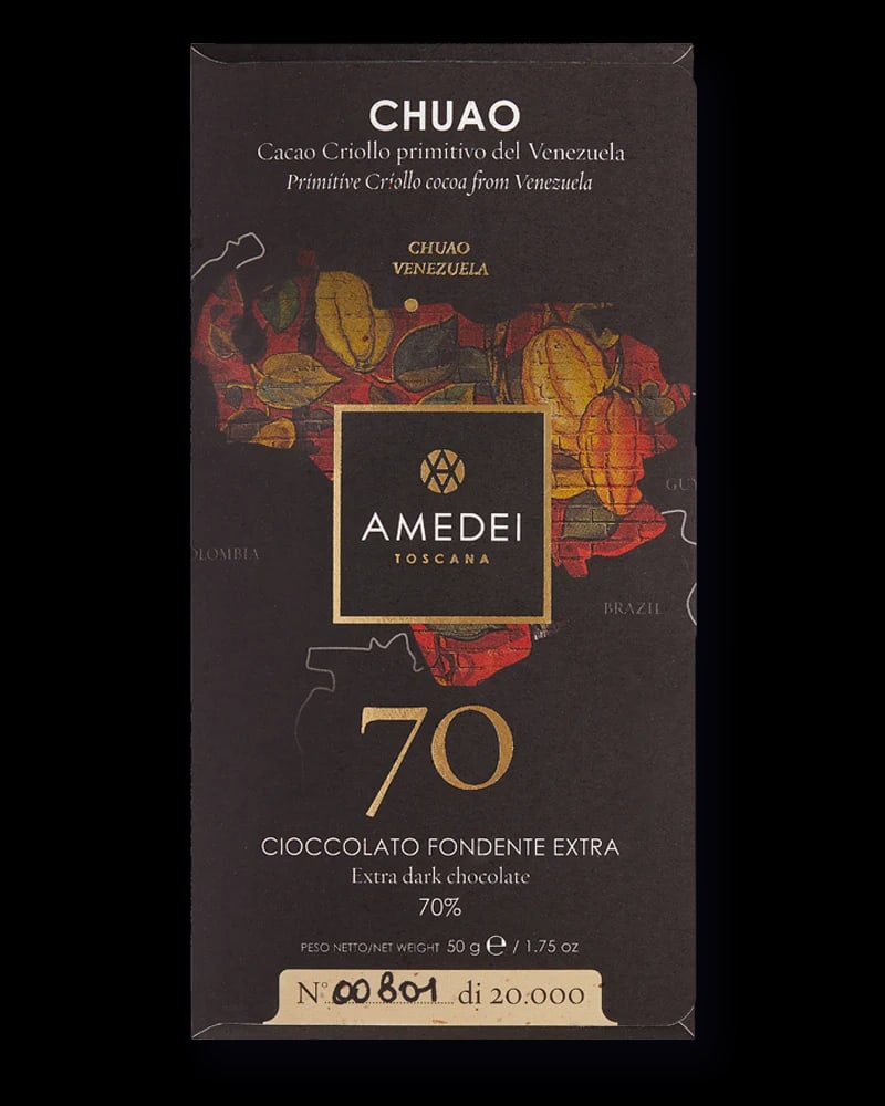 Chuao 70% Dark Chocolate Bar, 50 g