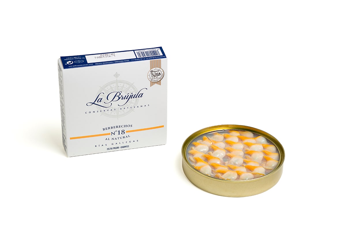 Cockles in brine, 30/40 pieces, 115 g