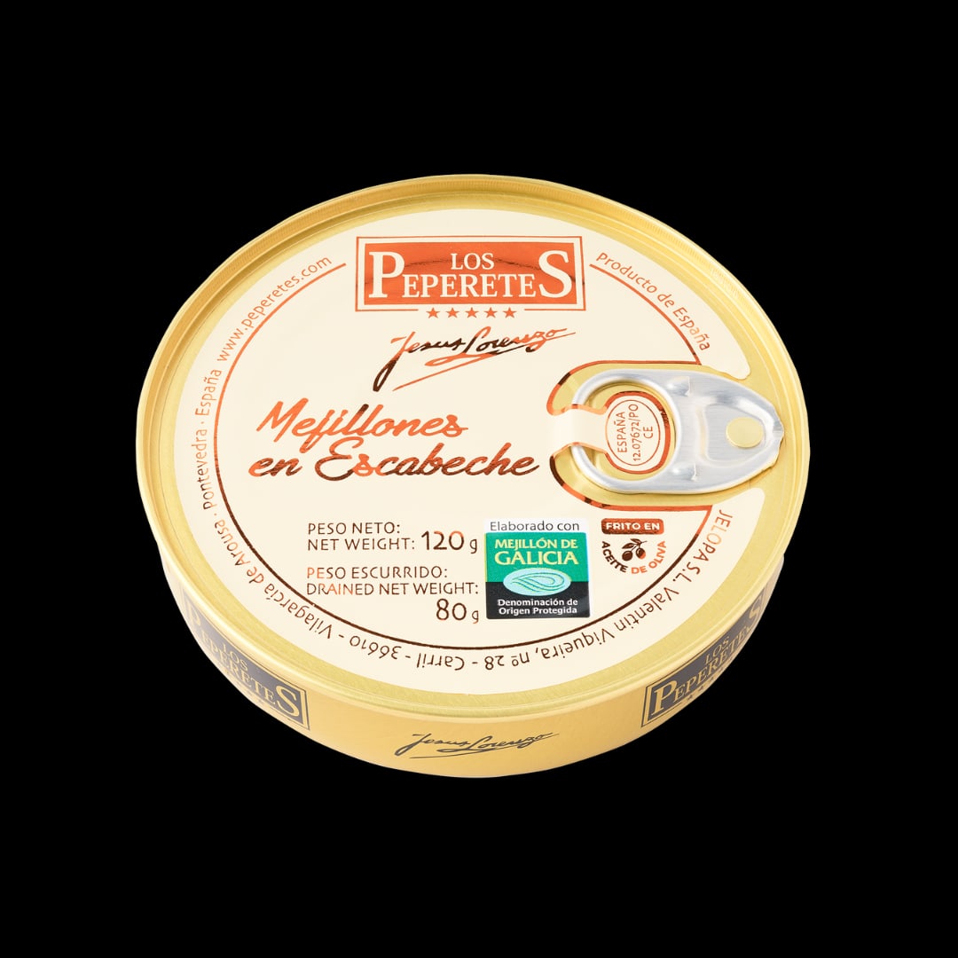 Galician mussels in escabeche, 120 g