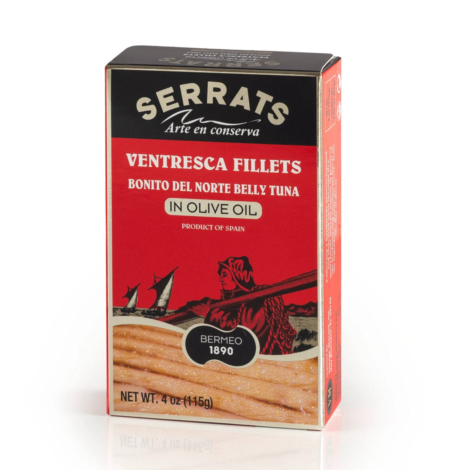 White tuna belly in olive oil, 115 g
