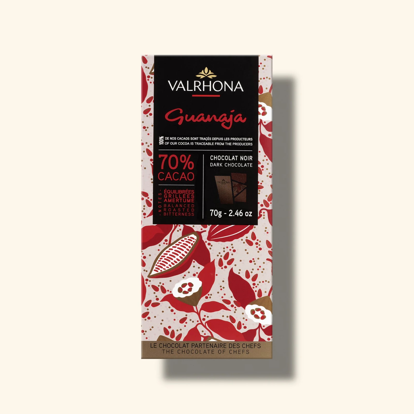 Guanaja 70% Dark Chocolate Bar, 70 g